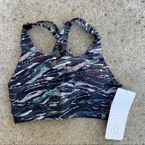 Lululemon Energy Bra Mini Sweatr Multi Black | 4